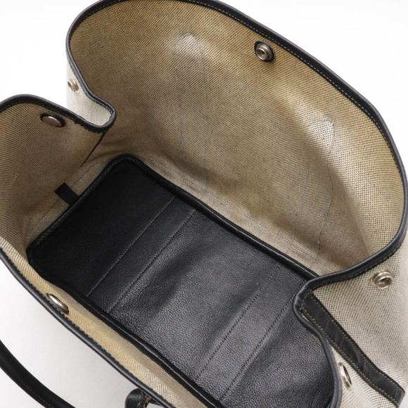 Hermes Hermes Garden Party PM Canvas Leather Tote Bag Canvas Tote Bag - Picture 7 of 8